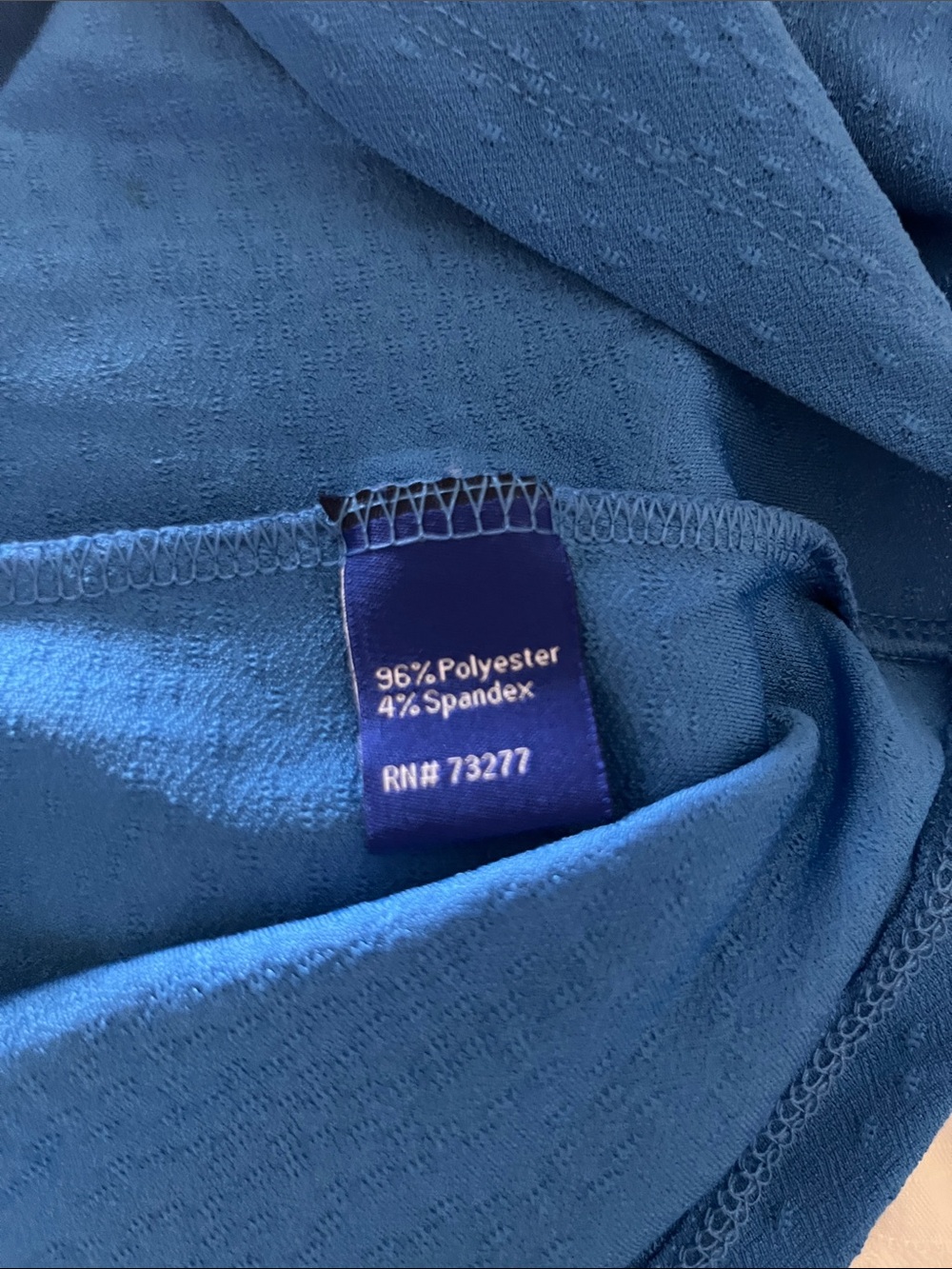 Apt. 9 Blue V-Neck Ruffle Sleeve, Cold Shoulder Top - Picture 5 of 6